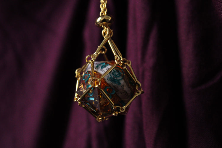 D20 Carrier Cage Necklaces