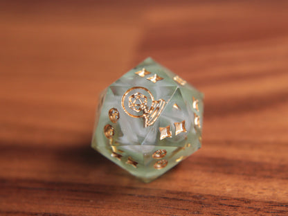 Wizards in Winter - Spearmint Green Death Saving Throw [21mm]